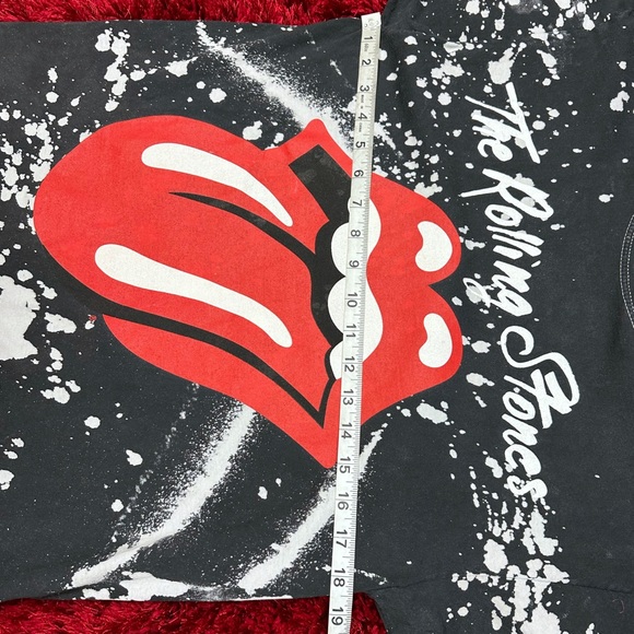 The Rolling Stones Album Art Shirt Black Bleached Medium - Picture 4 of 5